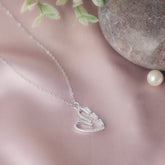 Blossomheart Silver MOP Necklace