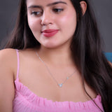 Butterfly Wings of Whisper – MOP Silver Necklace For Women