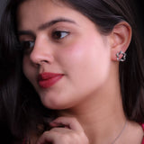 Eclipsa Twirl Silver Earrings