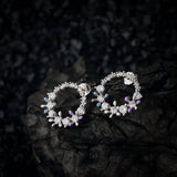 Enchanted Fairy Posies Silver Earrings