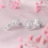 Entwined Silver Blossoms Silver Earrings