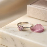 Forever Blush Silver Ring