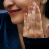 Forever Blush Silver Ring