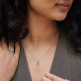 Guiding Light Silver Necklace With Pendant