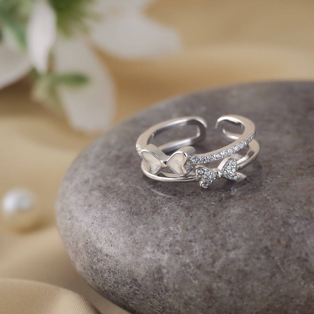 Infinite Embrace Band 925 Silver Ring