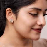 Iridesca Butterfly Silver Studs