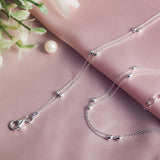 Lucenta Italian Silver Anklets