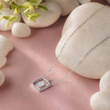 Lunelle MOP Silver Necklace