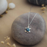 Mystical Turtle Silver Necklace
