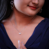 Oyster's Gleam Silver MOP Necklace