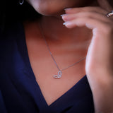 Pearl of My Heart Silver Necklace For Women