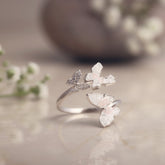 Rosaline Wings Butterfly Duet Ring