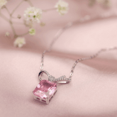 Silver Sweet Surrender Pendant and Chain Amishka Jewels