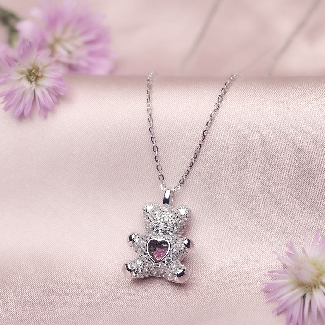 Warren james teddy bear necklace discount