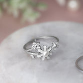 Soft Girl Flower - Silver Ring