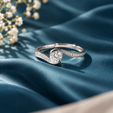 Nova Solitaire Silver Ring