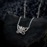 Twinkle Twirl Butterfly Necklace For Women