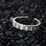 Urban Baguette Silver Ring