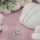 Wish Upon a Star MOP Silver Pendant & Necklace | 925 Silver | Mother of Pearl Pendant