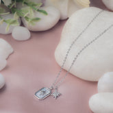 Wish Upon a Star MOP Silver Pendant & Necklace | 925 Silver | Mother of Pearl Pendant