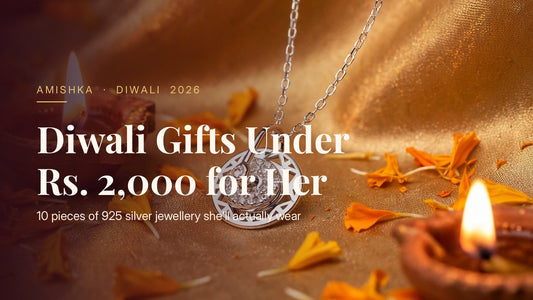 Diwali Gifts Under Rs. 2,000 for Her: 10 Pieces of 925 Silver Jewellery She Will Actually Wear