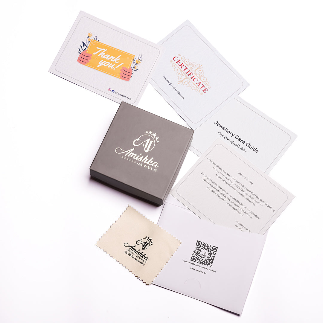 Rose Gold Blossom of Eternity Silver Necklace – Amishka Jewels