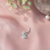 Aureline Spark Silver Necklace