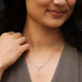 Aureline Spark Silver Necklace