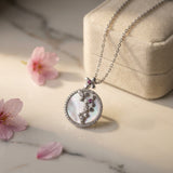 Elowen Bloom Silver Necklace