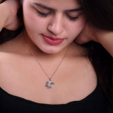 Eternal Laurel Silver Necklace For Women