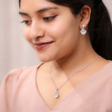 Glacielle Necklace and Earrings Set