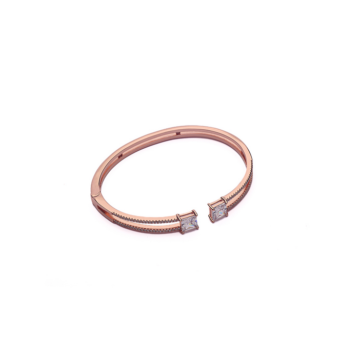 Rose Gold Gleaming Diva Kada Amishka Jewels