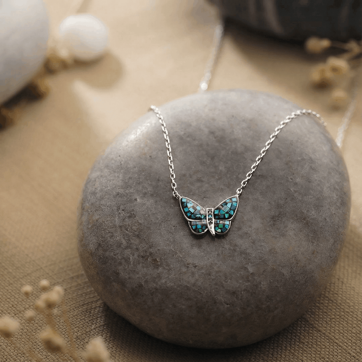Seraphina Evil Eye Butterfly Necklace