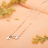 Silver Safety in Love Pendant and Chain Amishka Jewels