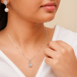Silver Swan Princess Pendant and Necklace