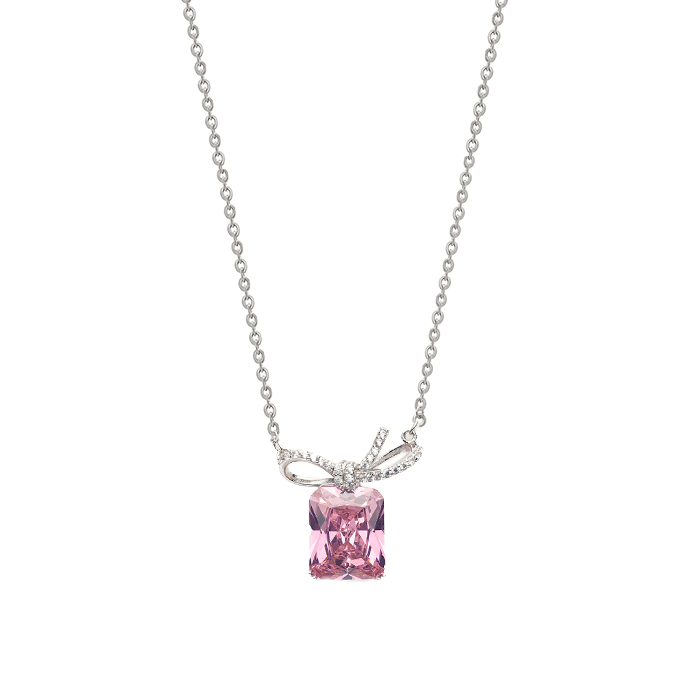 Silver Sweet Surrender Pendant and Chain Amishka Jewels
