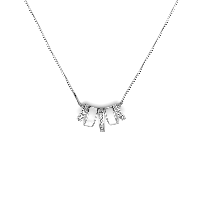 Silver Tribal Charm Pendant and Necklace Amishka Jewels
