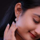 Starlace Teardrops Silver Earrings