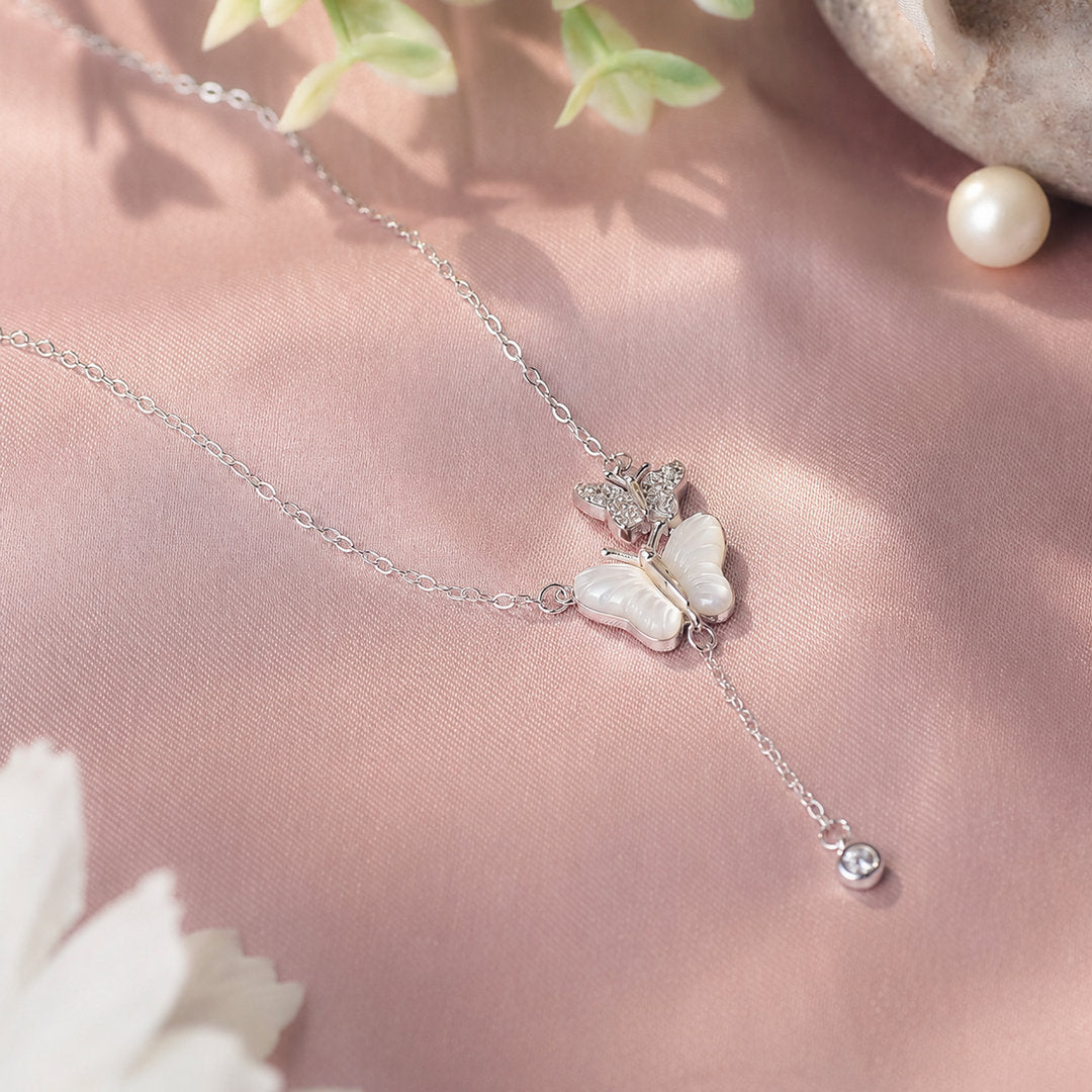 Wings of Grace Butterfly Necklace