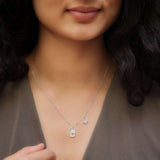 Wish Upon a Star MOP Silver Pendant & Necklace | 925 Silver | Mother of Pearl Pendant